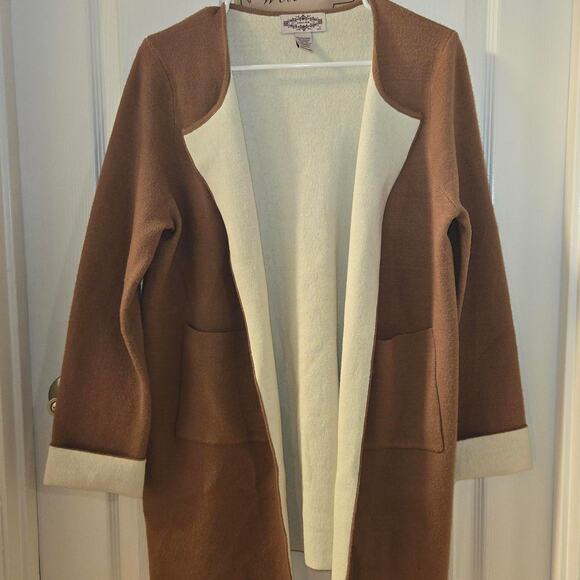 Anthropologie Oliver by Escio Wool Blend Open Cardigan - Picture 1 of 3